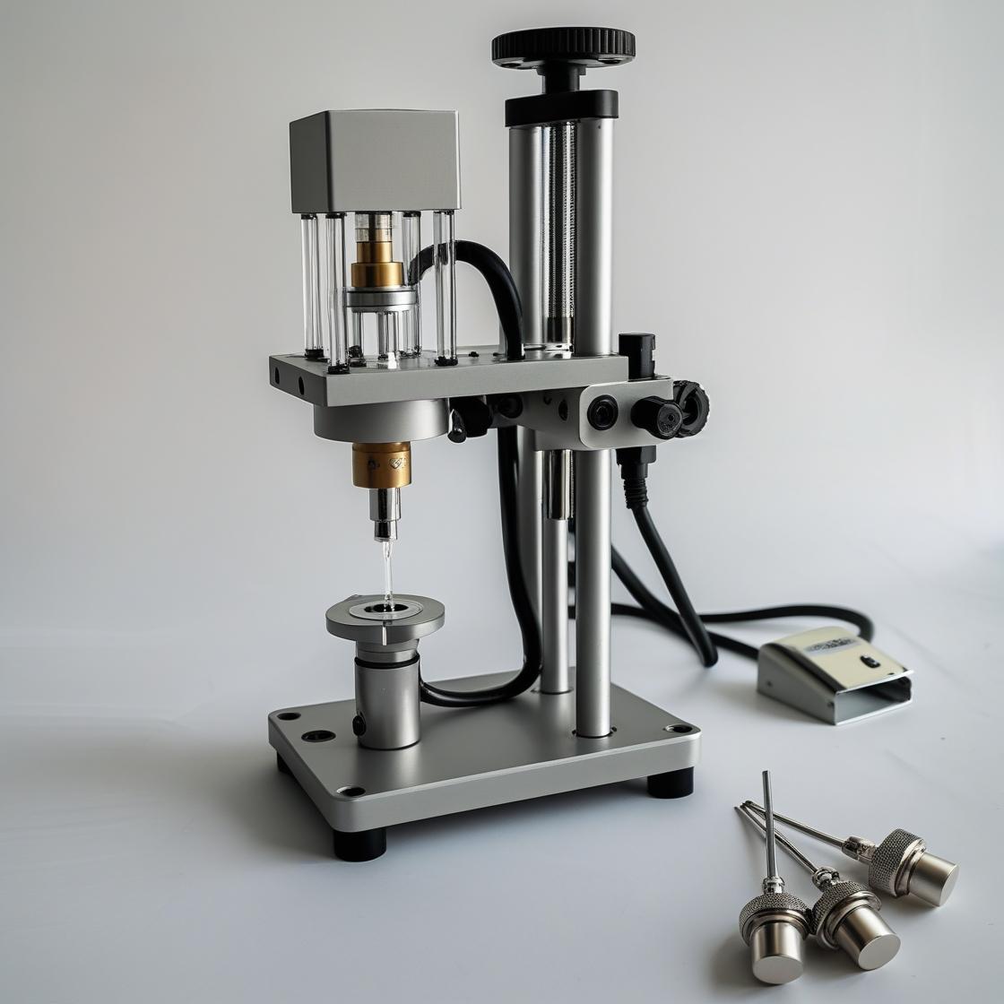 Pneumatic Perfume Bottle Pump Crimping Machine