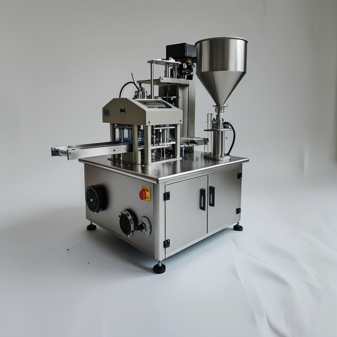Rotary 8 Station-Tube Filling Sealing Machine