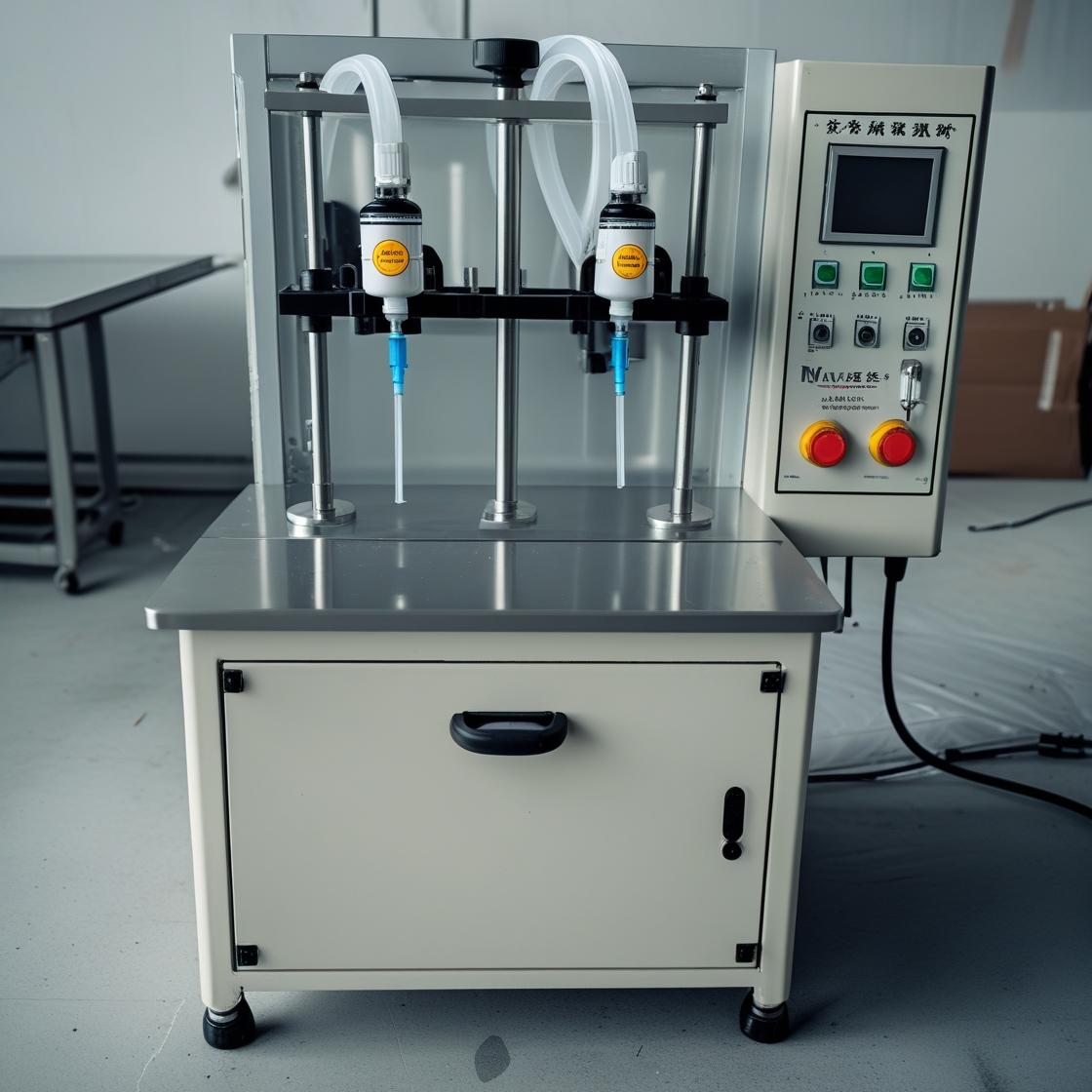 2 Head Vet Syringe Filling Machine
